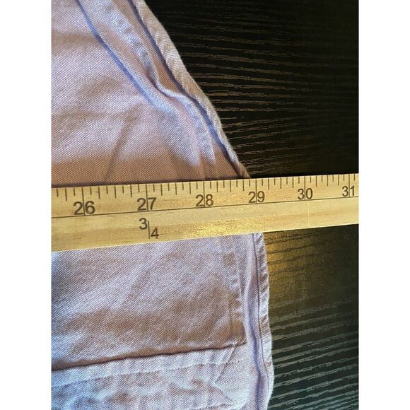 Ralph Lauren Mens Large Slim Stretch Oxford Long Sleeve Button Down Shirt Purple - Picture 8 of 8